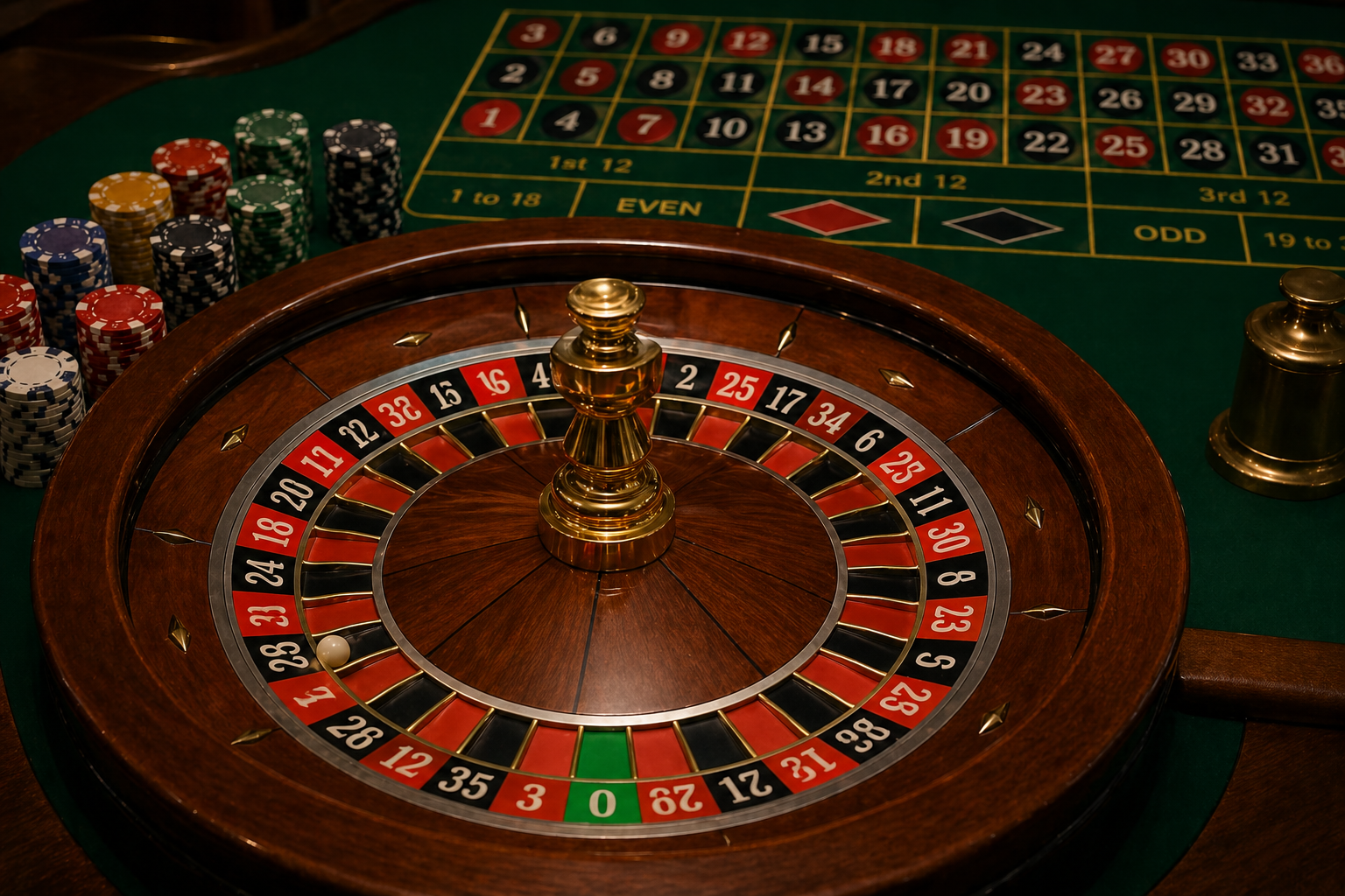 Roulette table game