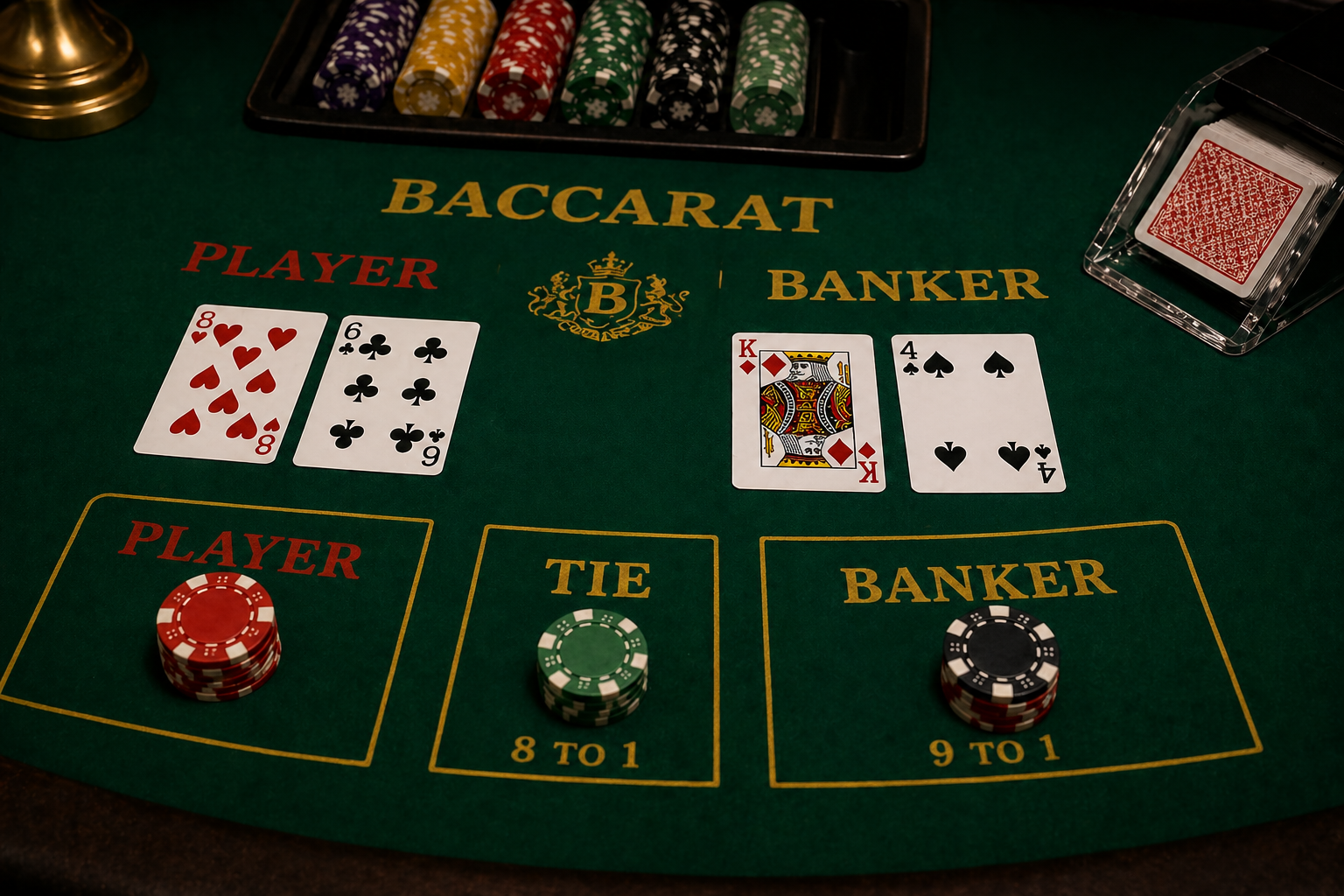 Baccarat table game