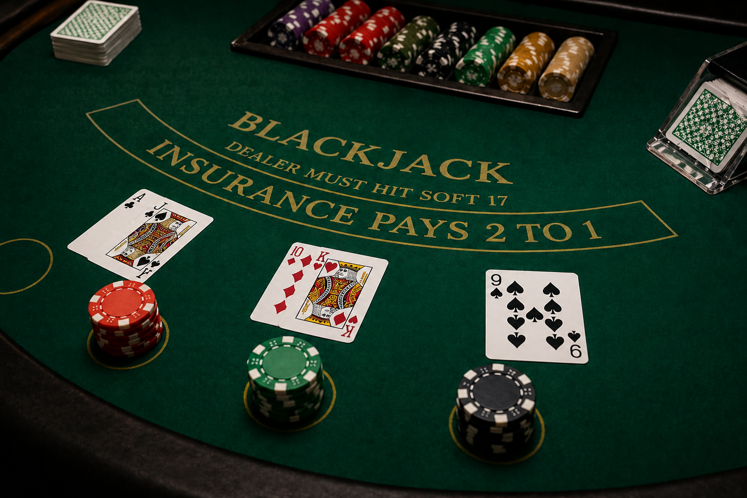 Blackjack table game